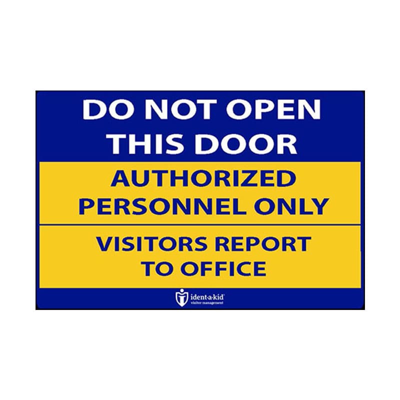 Do Not Open Door Stickers
